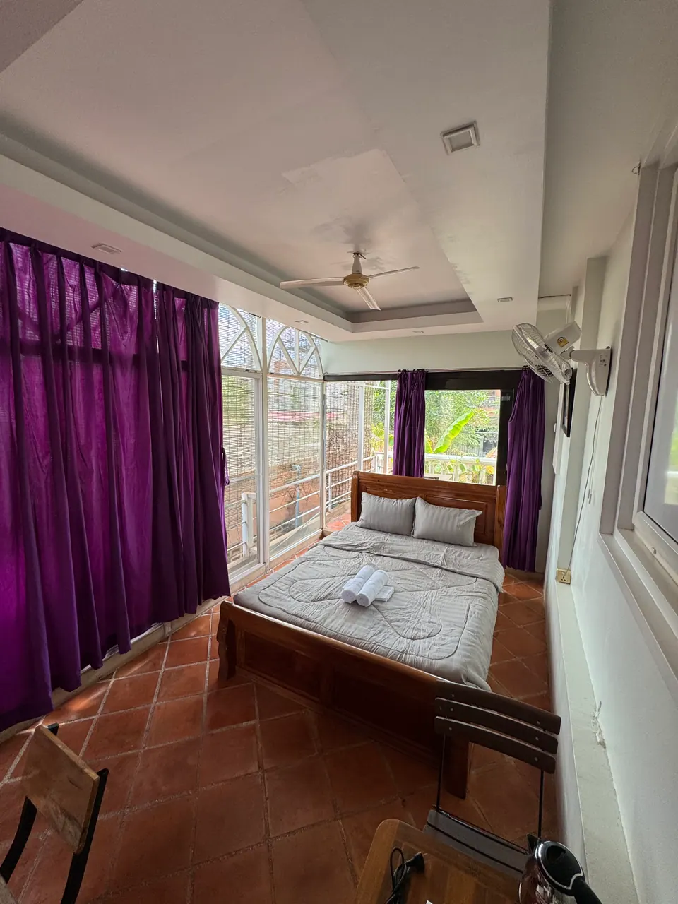 Bright corner room with windows on two sides